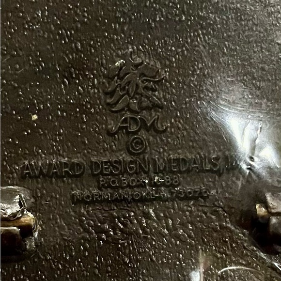 1980’s “Black Gold” Solid Brass Belt Buckle - Picture 4 of 5